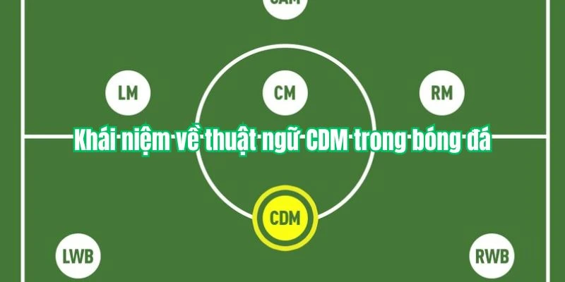 Khái niệm về thuật ngữ CDM trong bóng đá